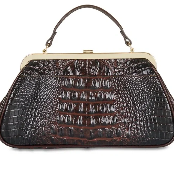 NWT Brahmin Emmett Albertina Embossed Leather Versatile Clutch and Crossbody - Picture 2 of 16
